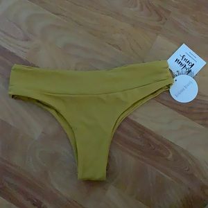 Kulani Kini Khaki Bathing Suit Bottoms